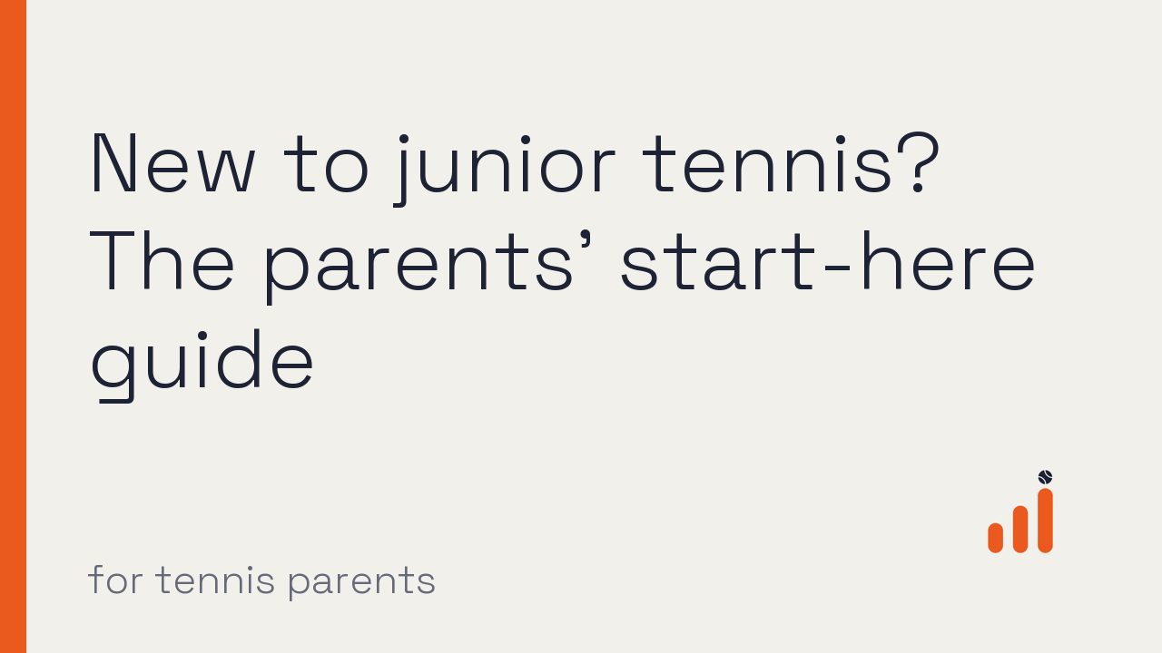 Watch: New to junior tennis? Parents' start-here guide